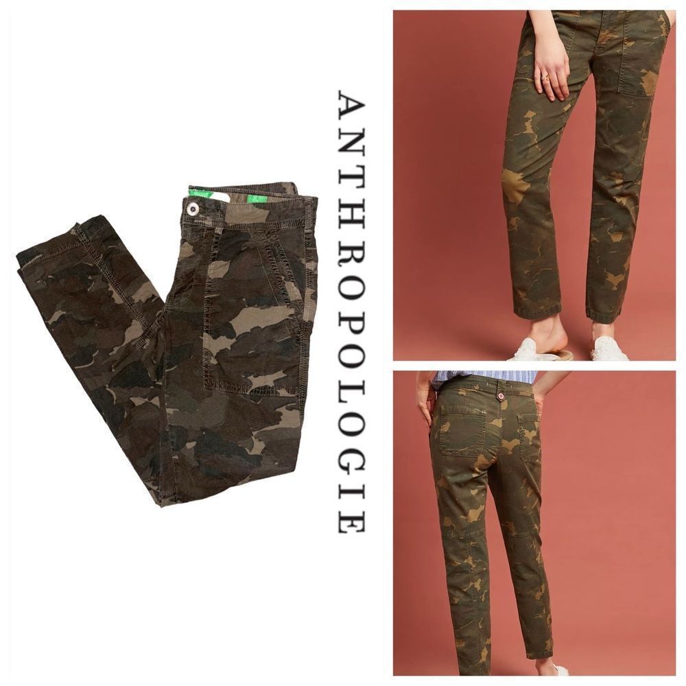 Anthropologie Wanderer Camo Utility Pants